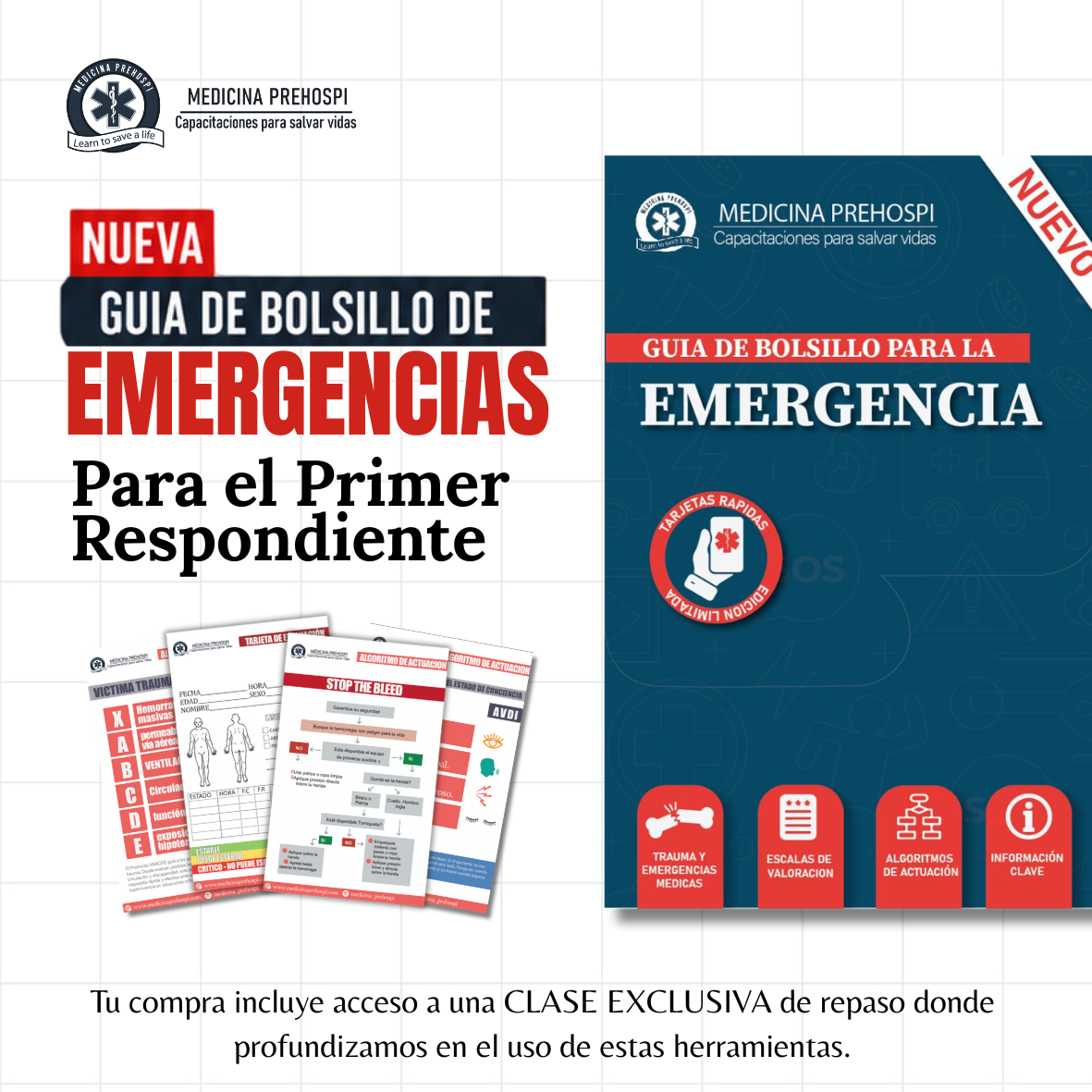 Tarjetas rápidas para el primer respondiente – DIGITAL